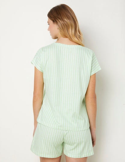 Yamamay_Sweet Dreams Short Pajamas with Sweet Treat Stripes_PPCD181005_932_03