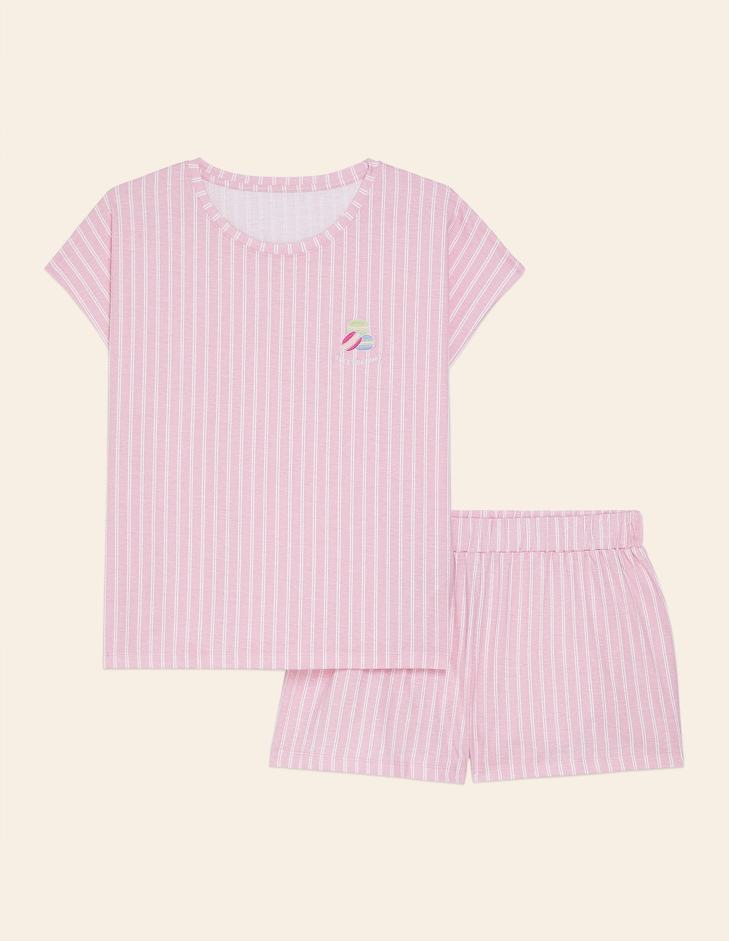 Yamamay_Sweet Dreams Short Pajamas with Sweet Treat Stripes_PPCD181005_935_05