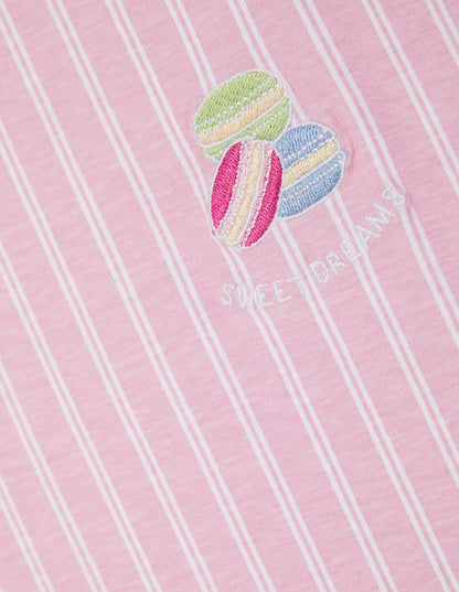 Yamamay_Sweet Dreams Short Pajamas with Sweet Treat Stripes_PPCD181005_935_06