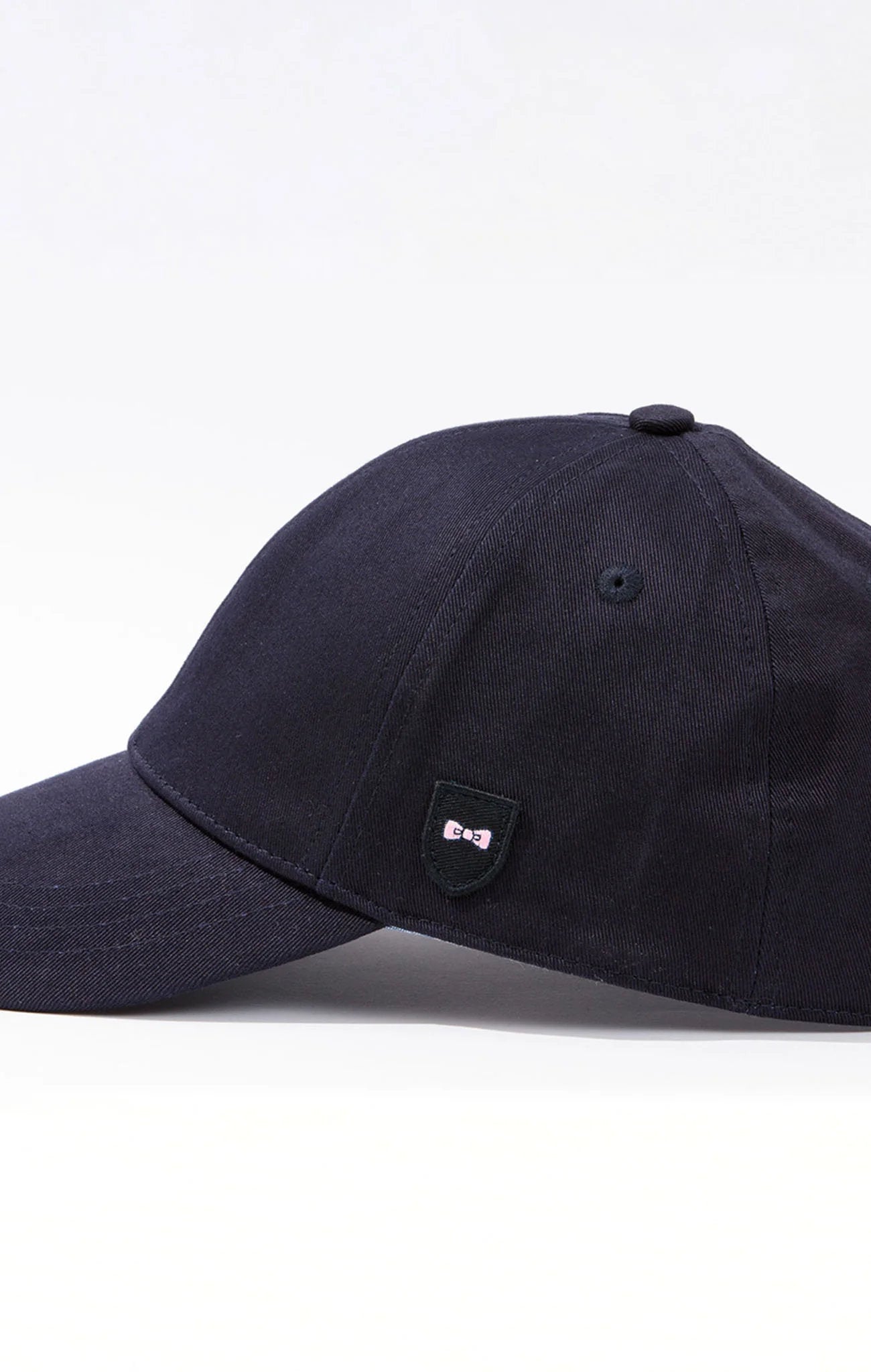 Unicolour Navy Blue Cotton Cap_03