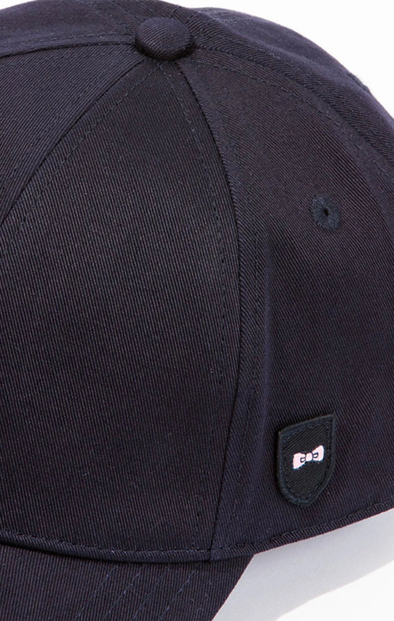 Unicolour Navy Blue Cotton Cap_05