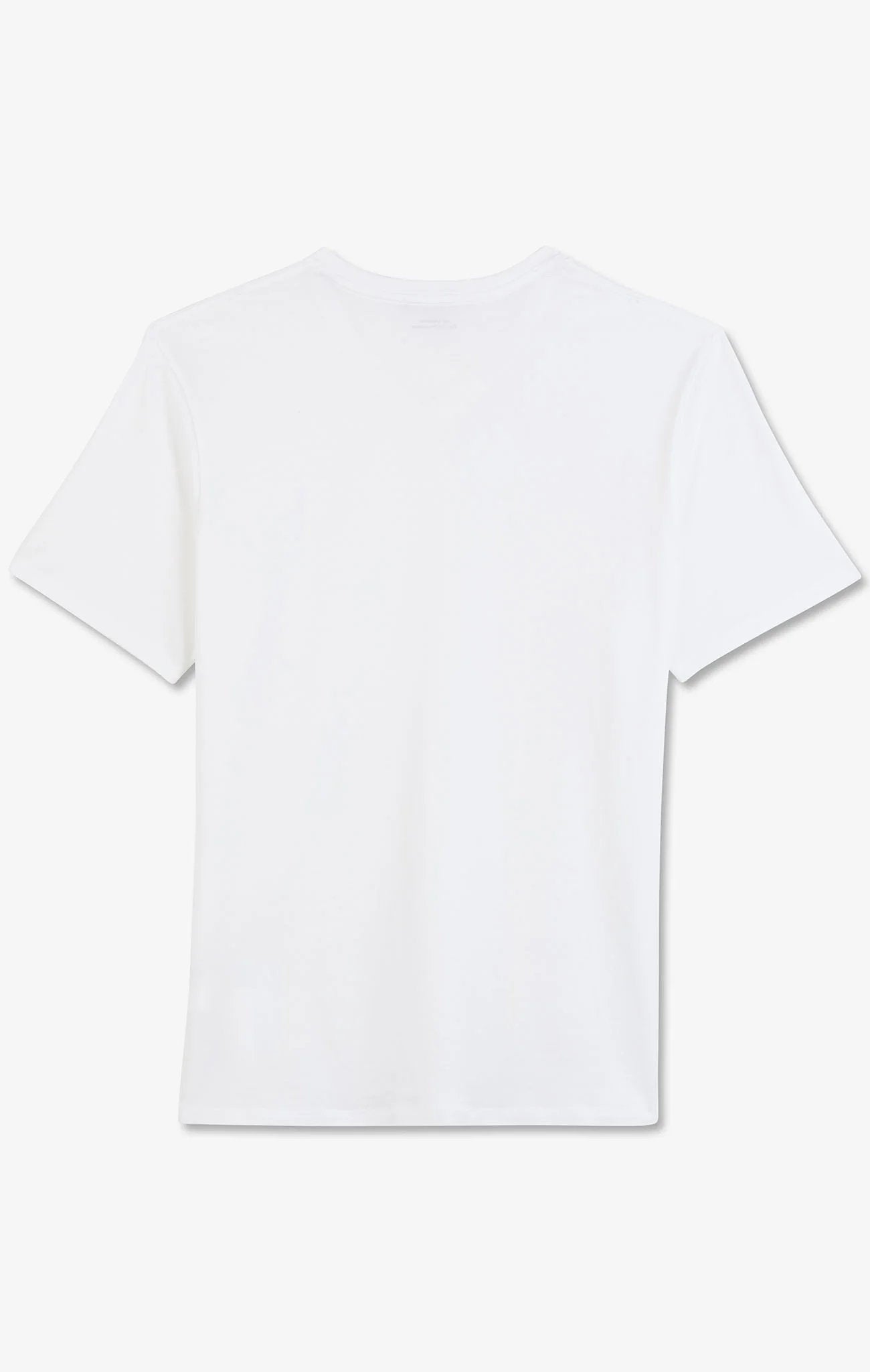 Crew Neck White Light Pima Cotton T-Shirt_05