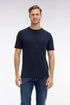 Eden Park Navy Blue Men Crew Neck Navy Blue Pima Cotton T-Shirt SKU: PPKNITCE0007_BLF Image 01