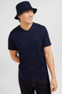 V-Neck Navy Light Pima Cotton T-Shirt_01