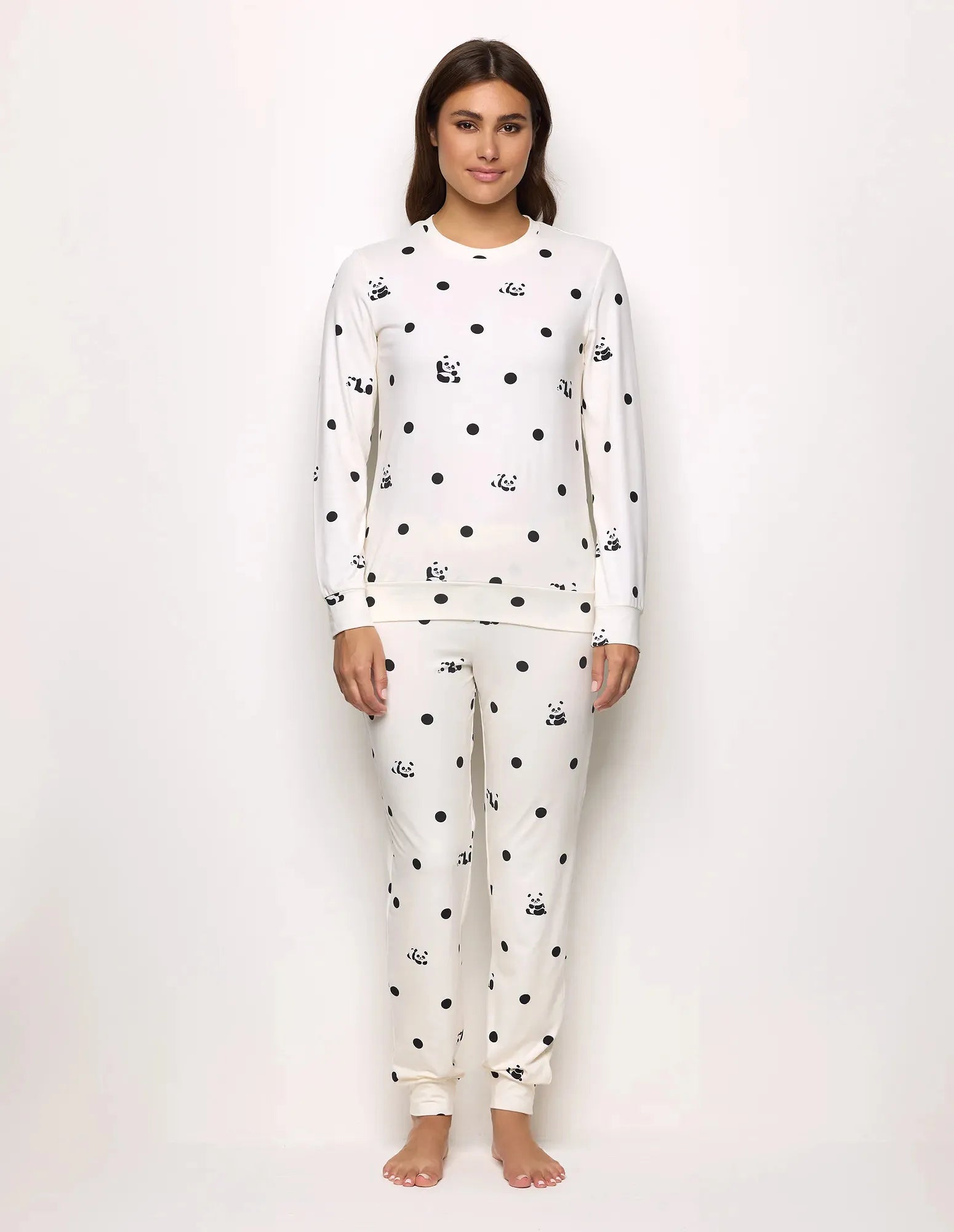 Yamamay_Printed_Long Pajamas Ð Lazy Panda_PPLD183005_128_02