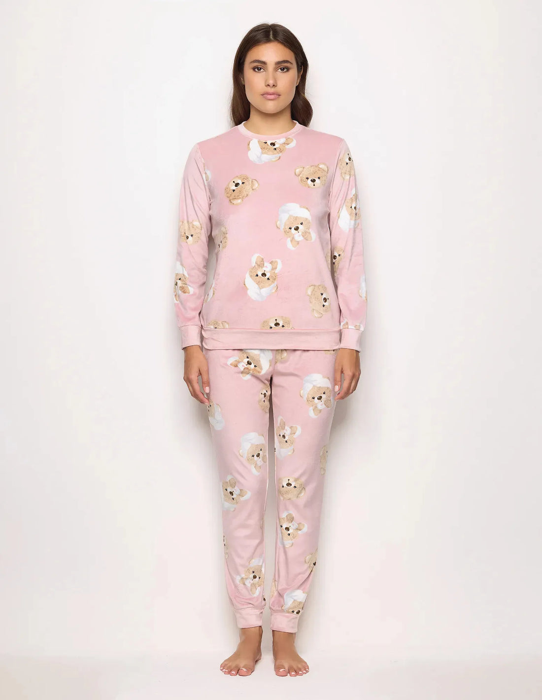 Yamamay_Printed_Long Pajamas Ð Teddy Spa Time_PPLD183006_128_02