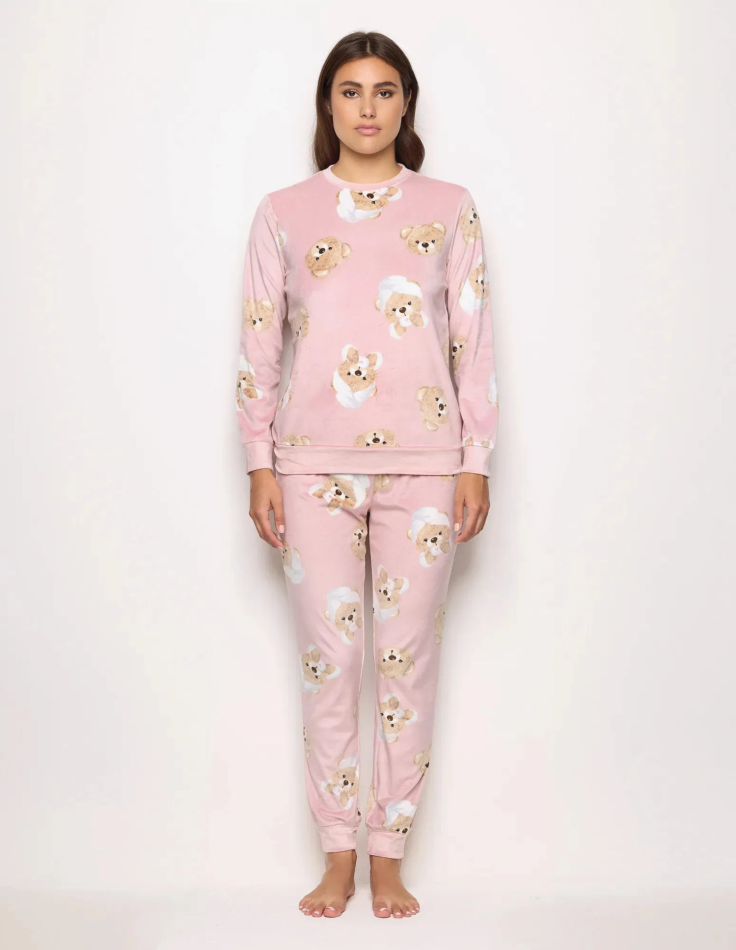 Yamamay_Printed_Long Pajamas Ð Teddy Spa Time_PPLD183006_128_02
