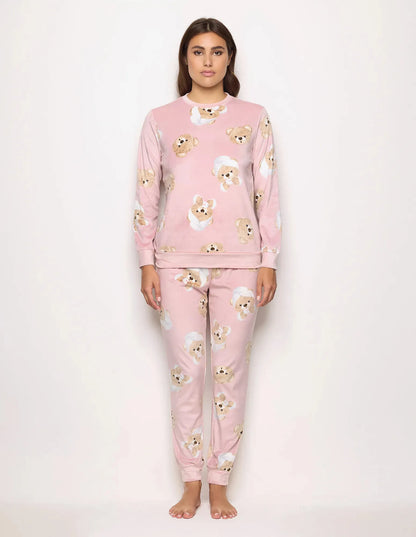 Yamamay_Printed_Long Pajamas Ð Teddy Spa Time_PPLD183006_128_02