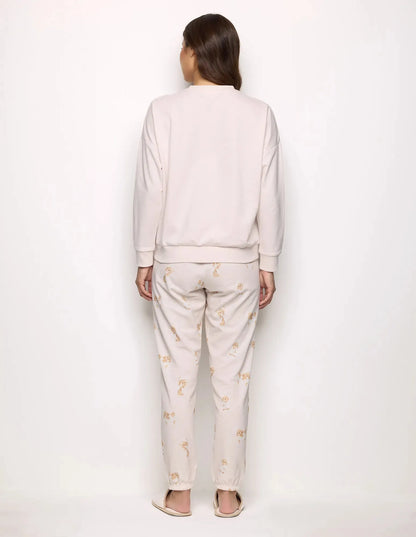 Yamamay_Almond_Long Cotton Pajamas Ð Teddy Spa Time_PPLD183007_244_03