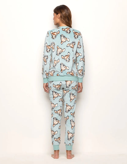 Yamamay_Printed_Long Disney¨ Bambi Chenille Pyjamas_PPLD184001_128_03
