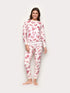Yamamay_Printed_Candy Cane Club Chenille Long Pajamas_PPLD184016_128_01