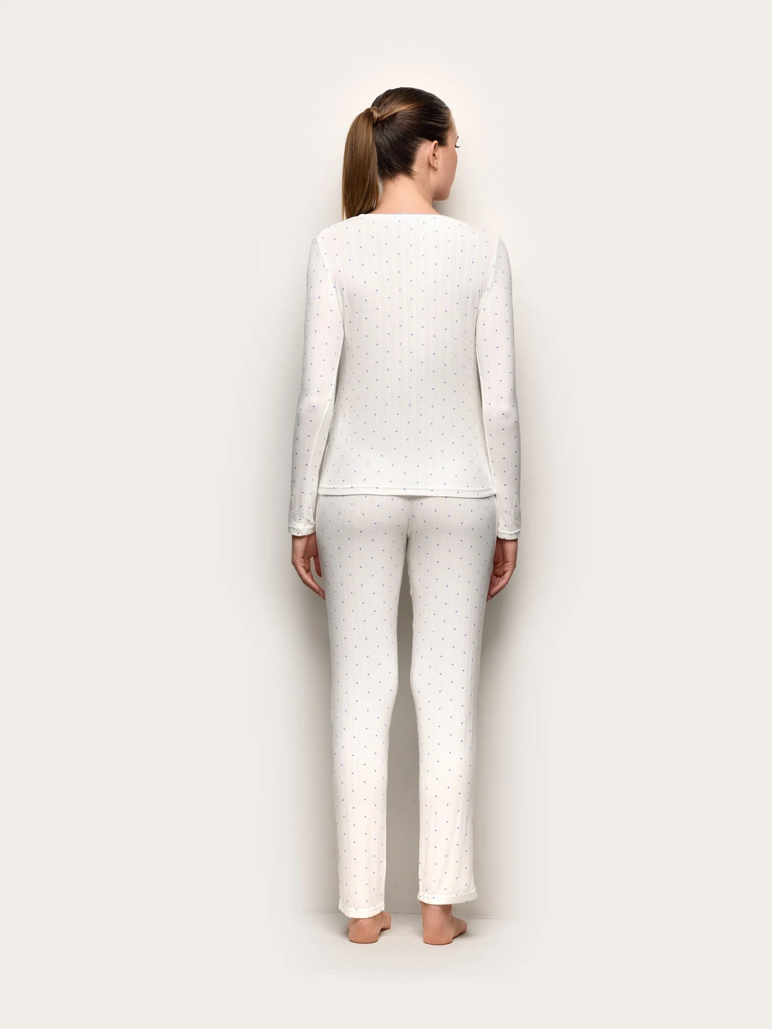 Yamamay_Printed_Long Jacquard Jersey Pyjamas - Pointell_PPLD191005_128_03