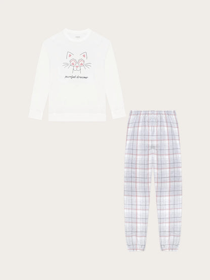 Yamamay ALMOND Women Pyjamas - Purrfect Dreamer SKU: PPLD193004_244 Image 06