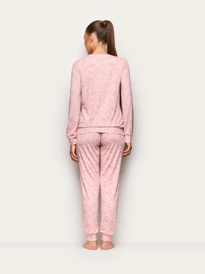 Yamamay PRINTED Women Pyjamas - Purrfect Dreamer SKU: PPLD193005_128 Image 04