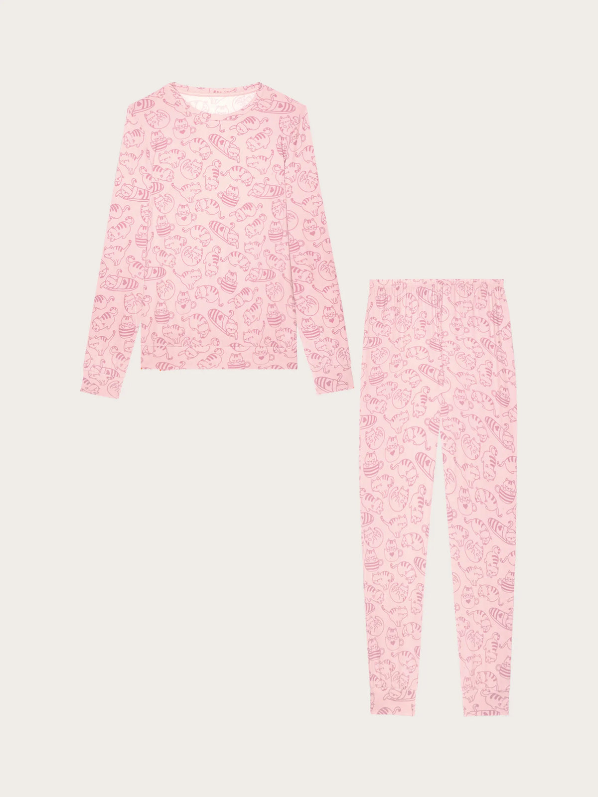 Yamamay PRINTED Women Pyjamas - Purrfect Dreamer SKU: PPLD193005_128 Image 05