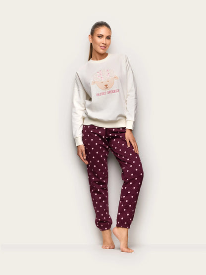 Yamamay ALMOND Women Pyjamas - Curly and Cute SKU: PPLD193007_244 Image 01