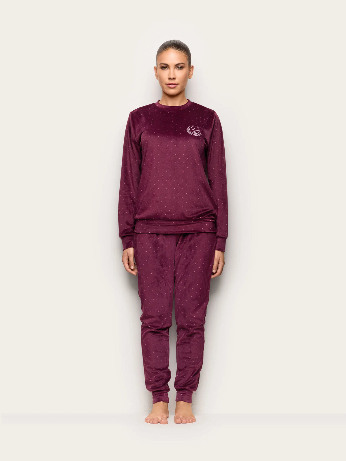 Yamamay PRINTED Women Pyjamas - Curly and Cute SKU: PPLD193008_128 Image 02
