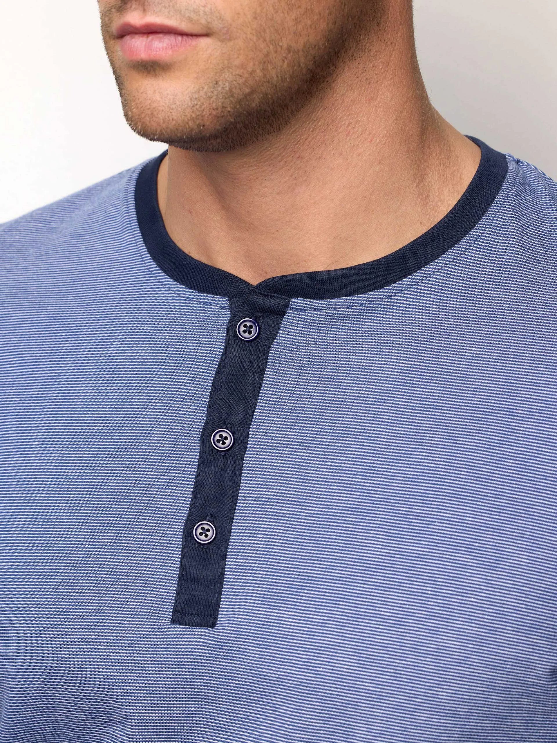 Yamamay_Stripes_Long Cotton Jersey Pyjamas - Daily Pajamas_PPLU191003_171_03