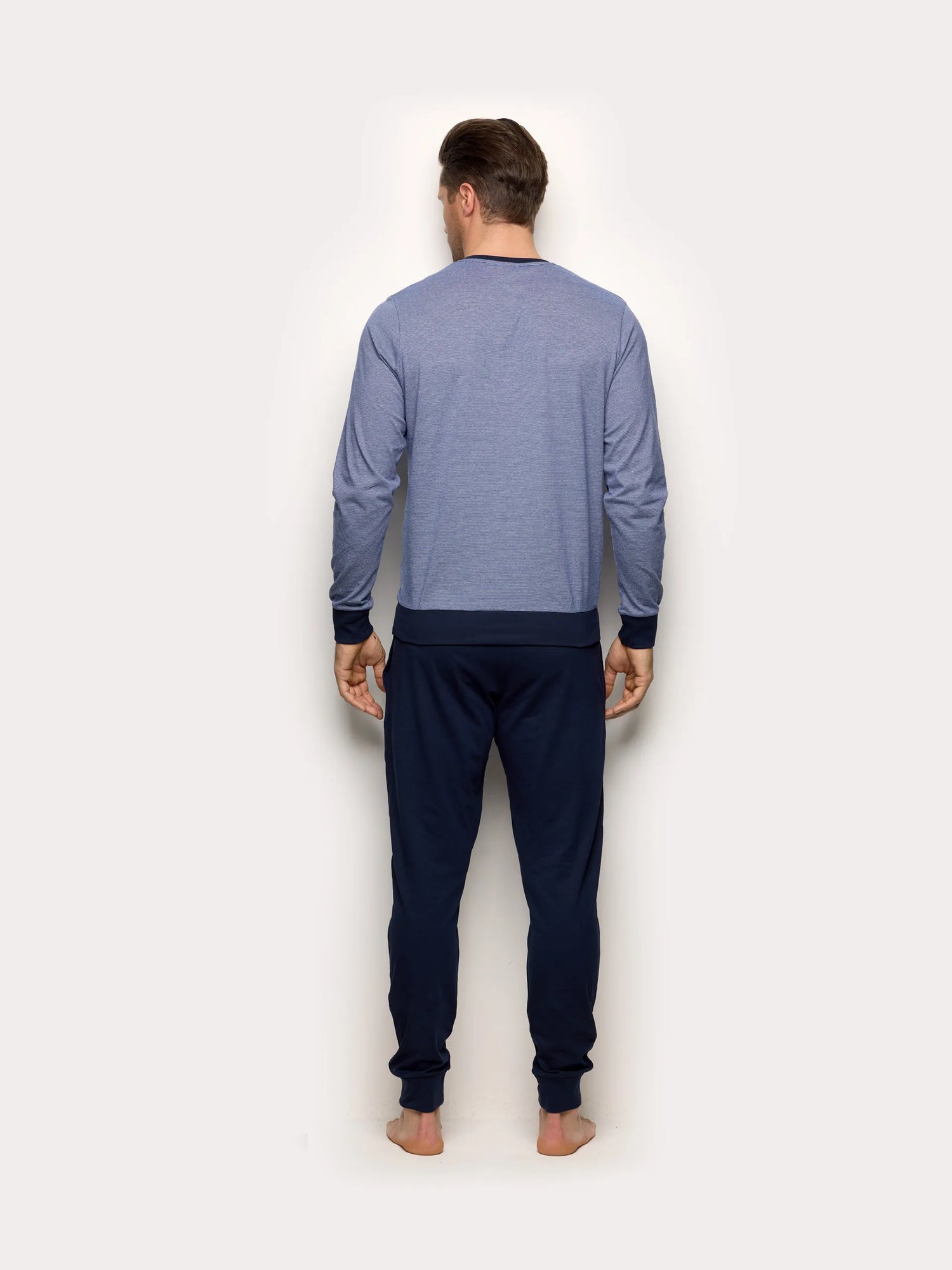 Yamamay_Stripes_Long Cotton Jersey Pyjamas - Daily Pajamas_PPLU191003_171_05