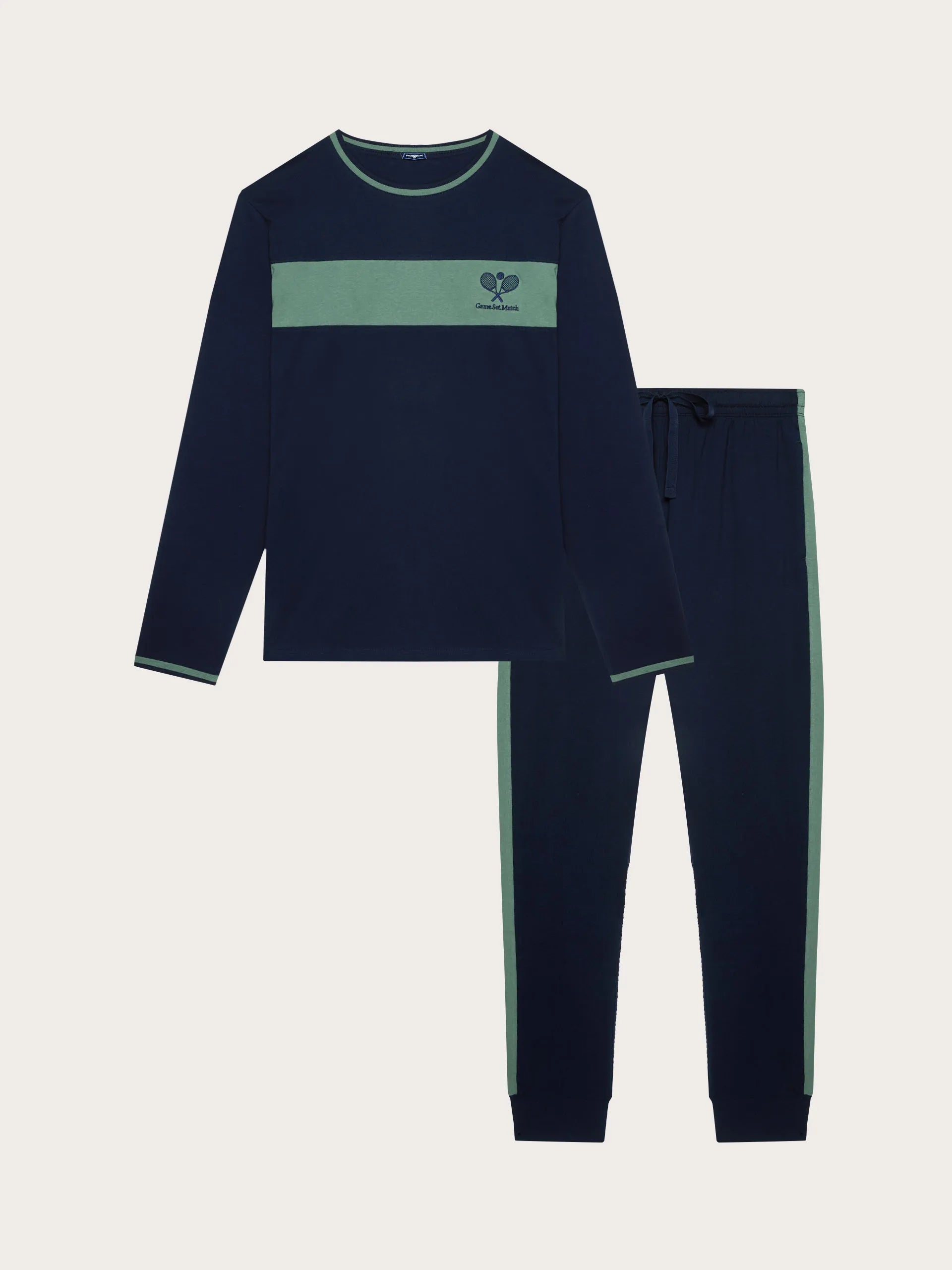 Yamamay_Night Blue_Long Cotton Jersey Pyjamas - Daily Pajamas Ii_PPLU191005_024_06