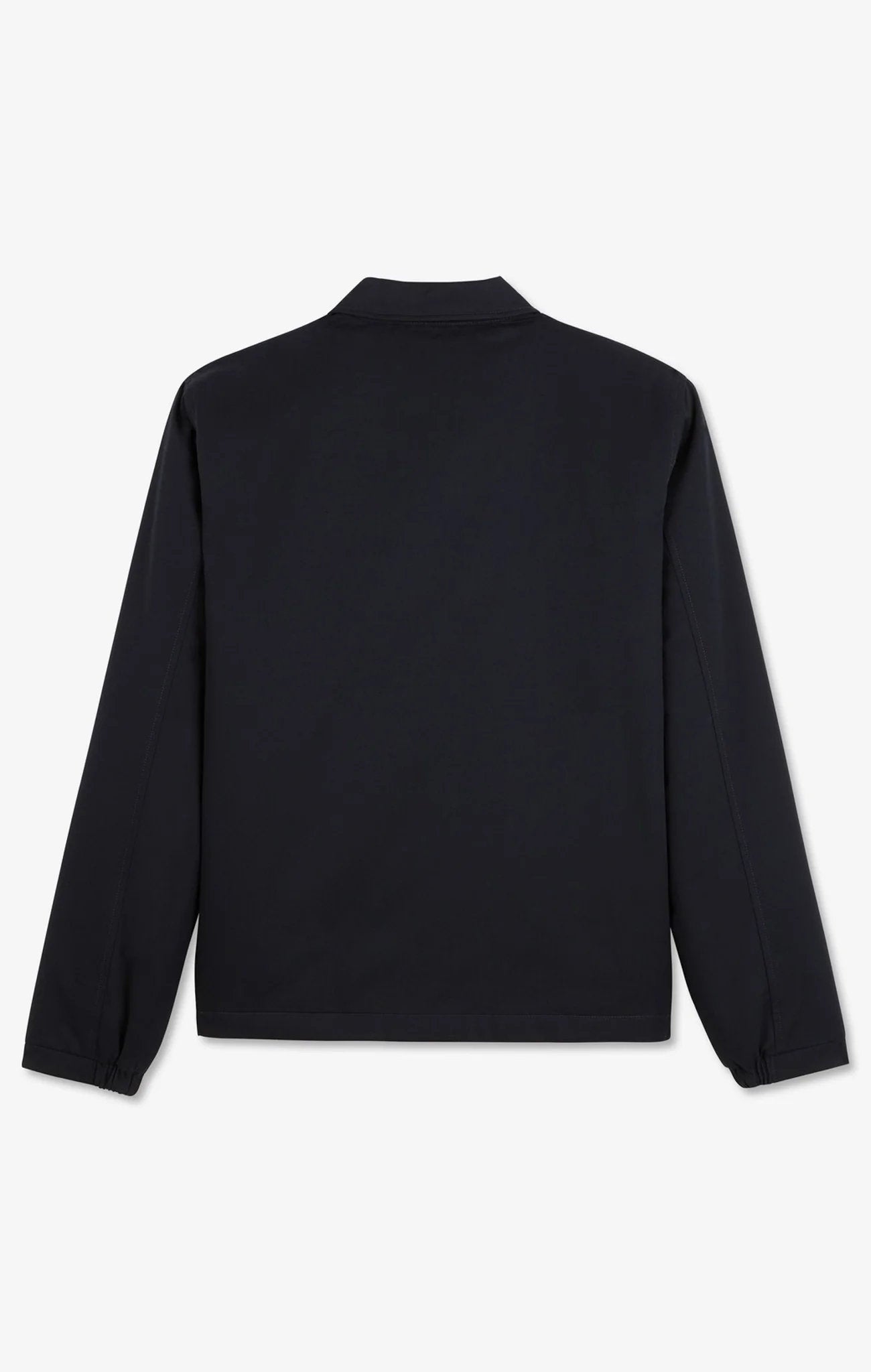 Dark Blue Jacket In Cotton Gabardine_05