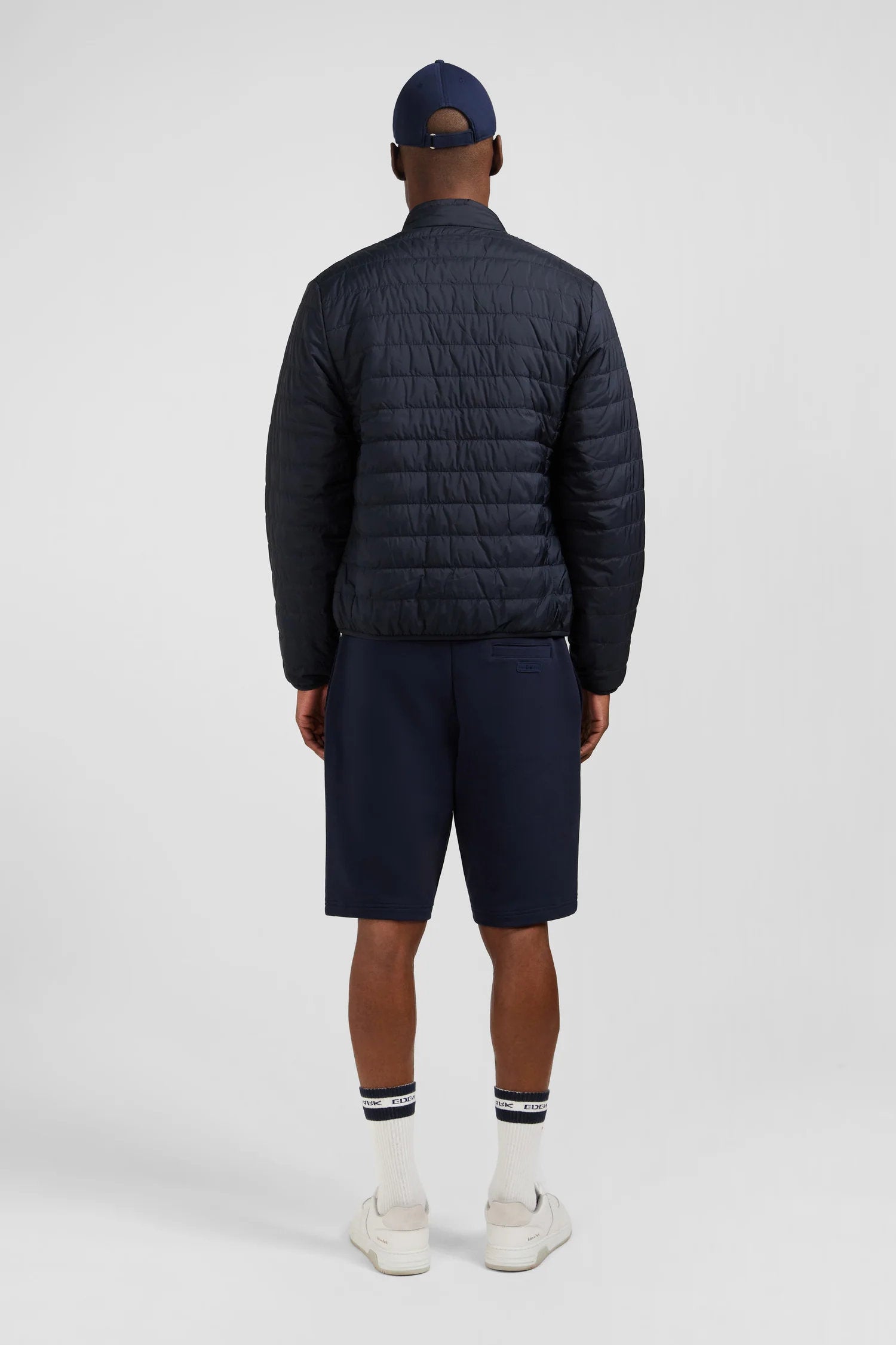 Dark Blue Lightweight Long-Sleeved Puffa Jacket_03