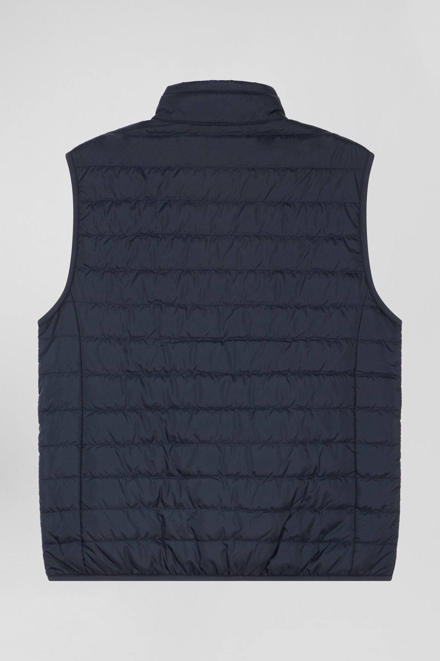 Navy Blue Sleeveless Puffa Jacket_05