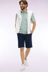 Eden Park Navy Blue Men Navy Blue Bermuda Shorts SKU: PPPANBEE0005_BLF Image 01