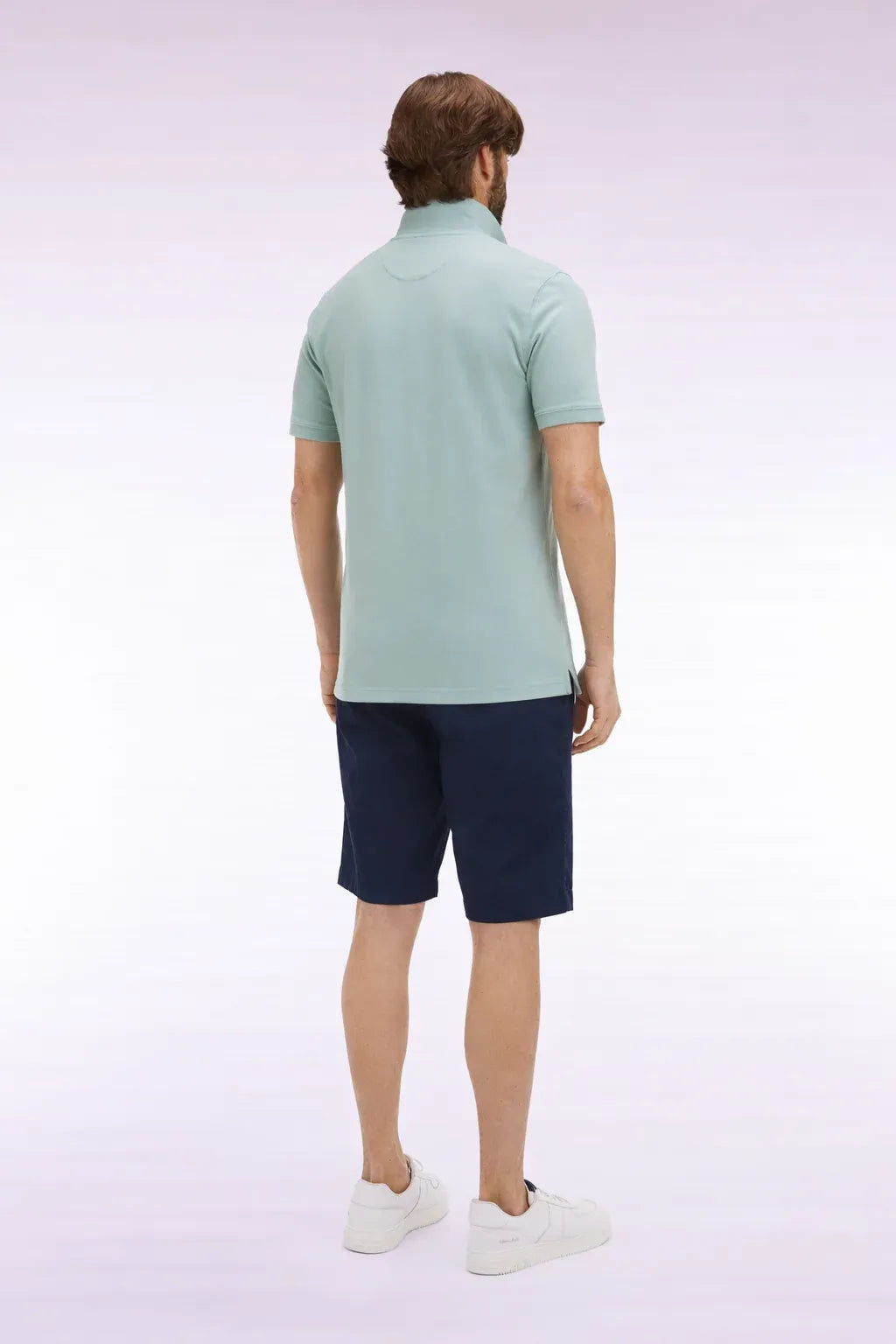 Eden Park Navy Blue Men Navy Blue Bermuda Shorts SKU: PPPANBEE0005_BLF Image 04