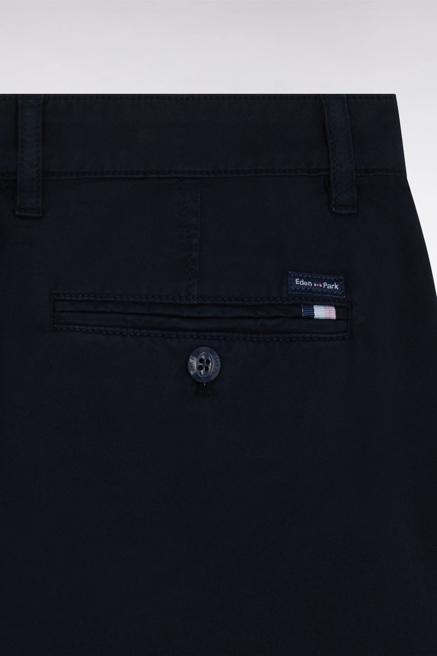 Eden Park Navy Blue Men Navy Blue Bermuda Shorts SKU: PPPANBEE0005_BLF Image 05