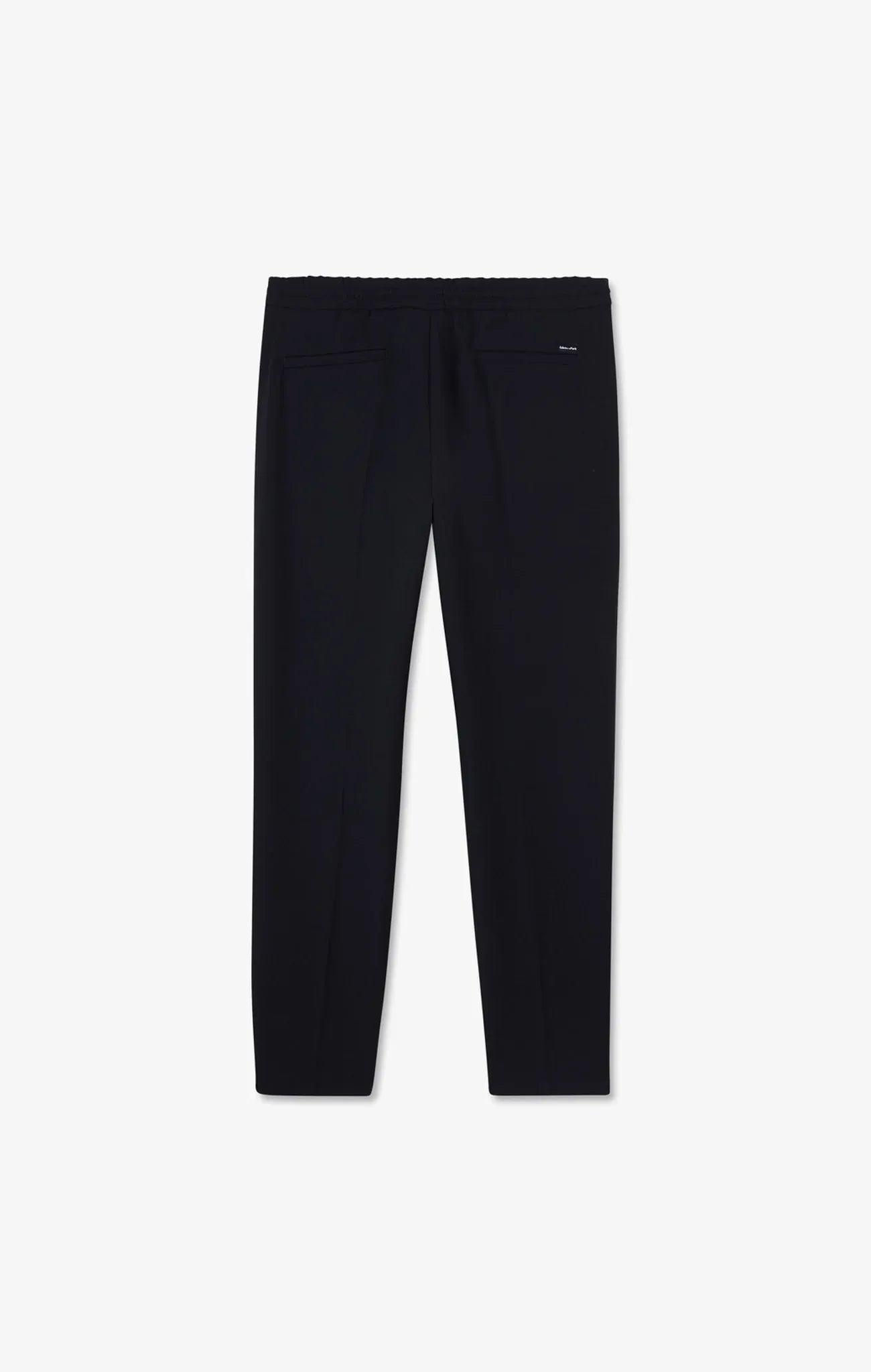 Eden Park Navy Blue Men Navy Blue Trousers with Elasticated Waist SKU: PPPANPAE0008_BLF Image 06