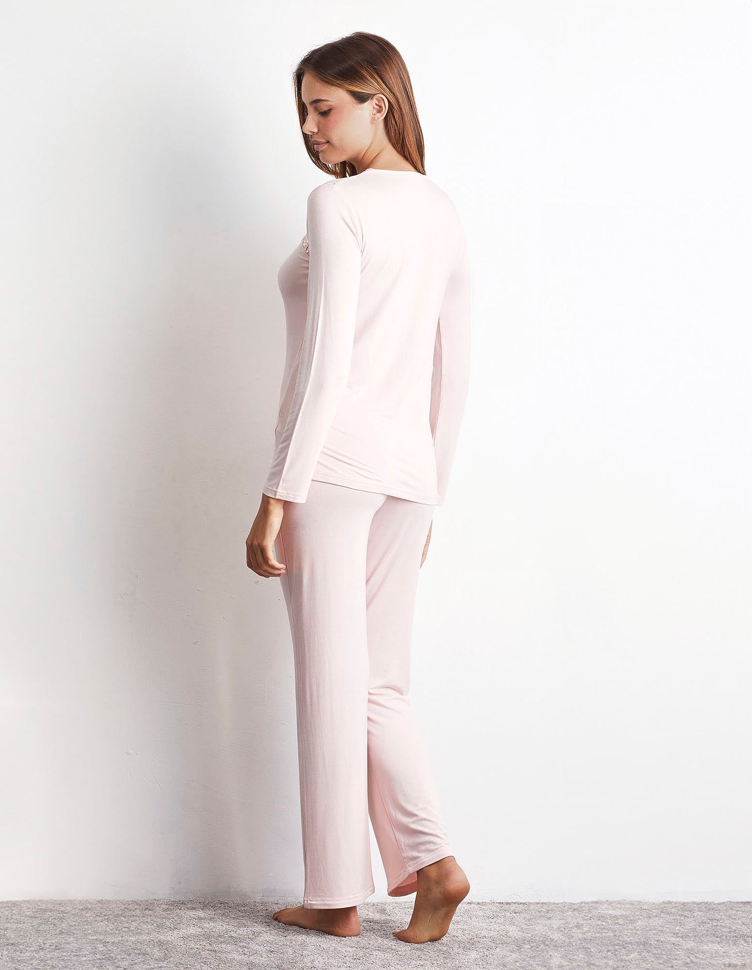 Open Long Pajamas - Primula Color_PPRD173001_087_03