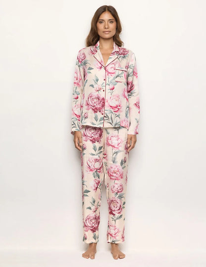 Yamamay_Printed_Long Open Pyjamas in Viscose Satin Ð Eloise_PPRD183003_128_02