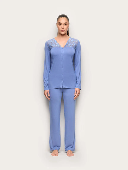 Yamamay_Denim_Pigiama Lungo Aperto - Primula Color_PPRD191001_038_02