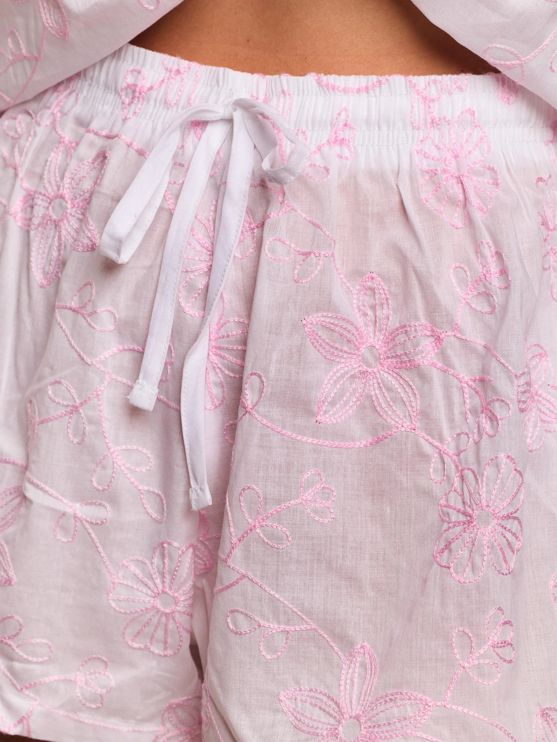 Yamamay_Optical White_Short-Pyjamas with Front Opening - Broderie II_PPRD191006_015_04