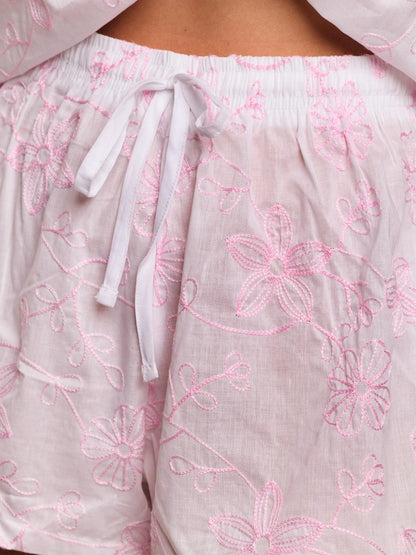 Yamamay_Optical White_Short-Pyjamas with Front Opening - Broderie II_PPRD191006_015_04