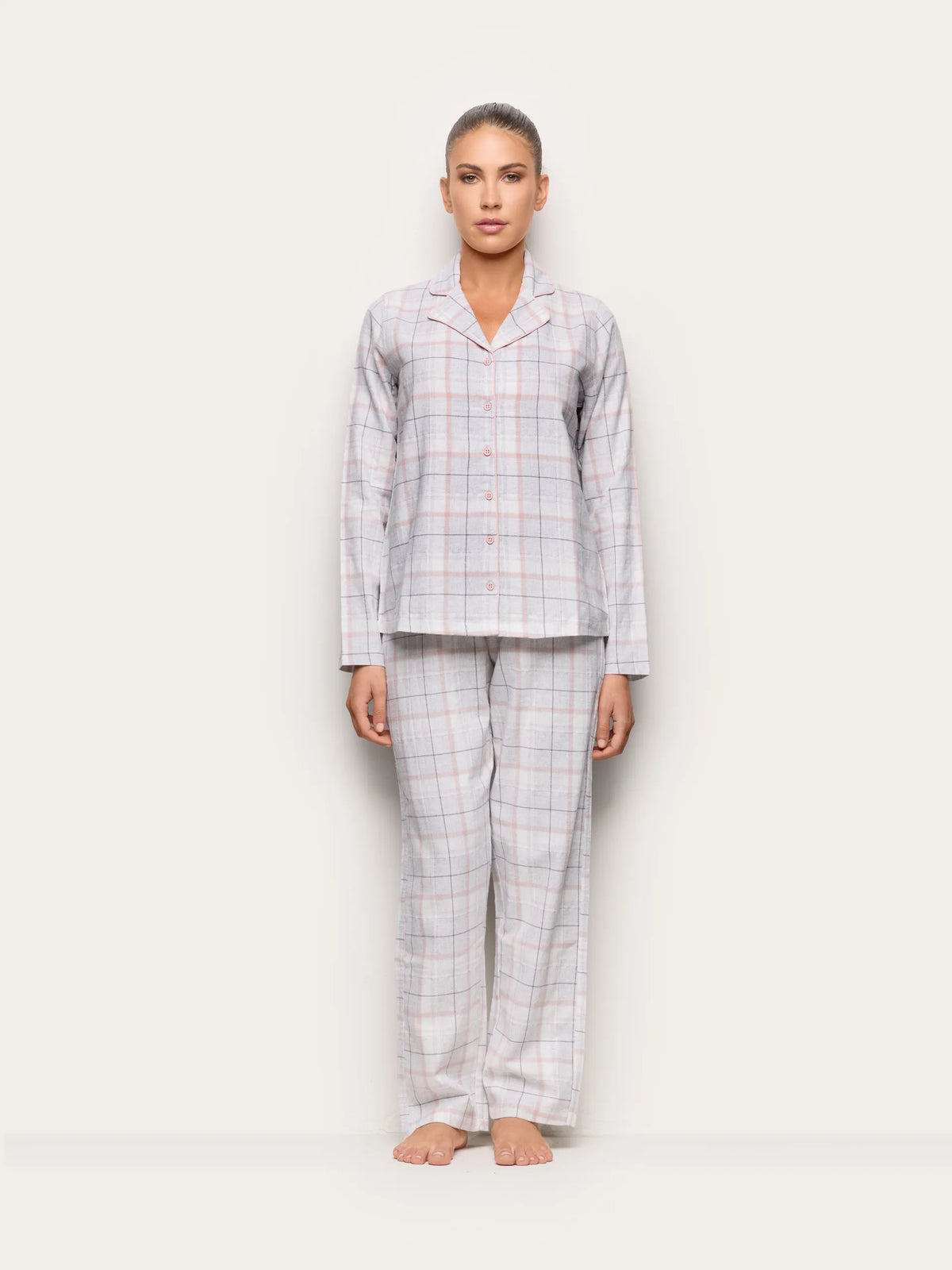 Yamamay PRINTED Women Long-Pyjamas with Front Opening - Purrfect Dreamer SKU: PPRD193004_128 Image 02