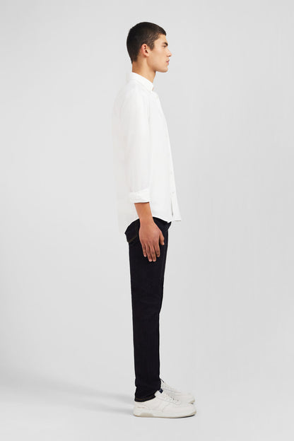 White Pinpoint Cotton Shirt_PPSHICHE0019_BC_04