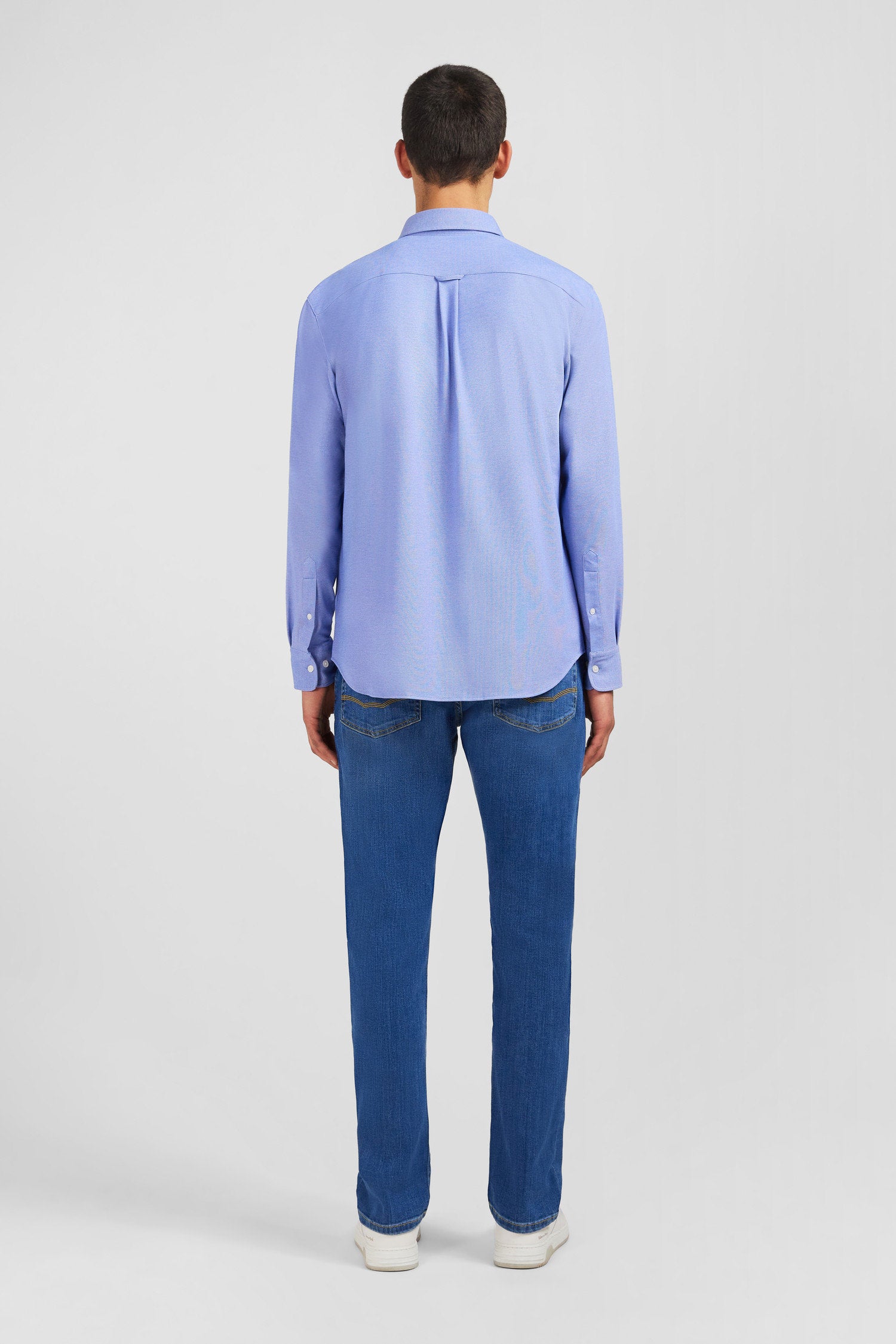 Blue Pinpoint Cotton Shirt_PPSHICHE0019_BLM17_03