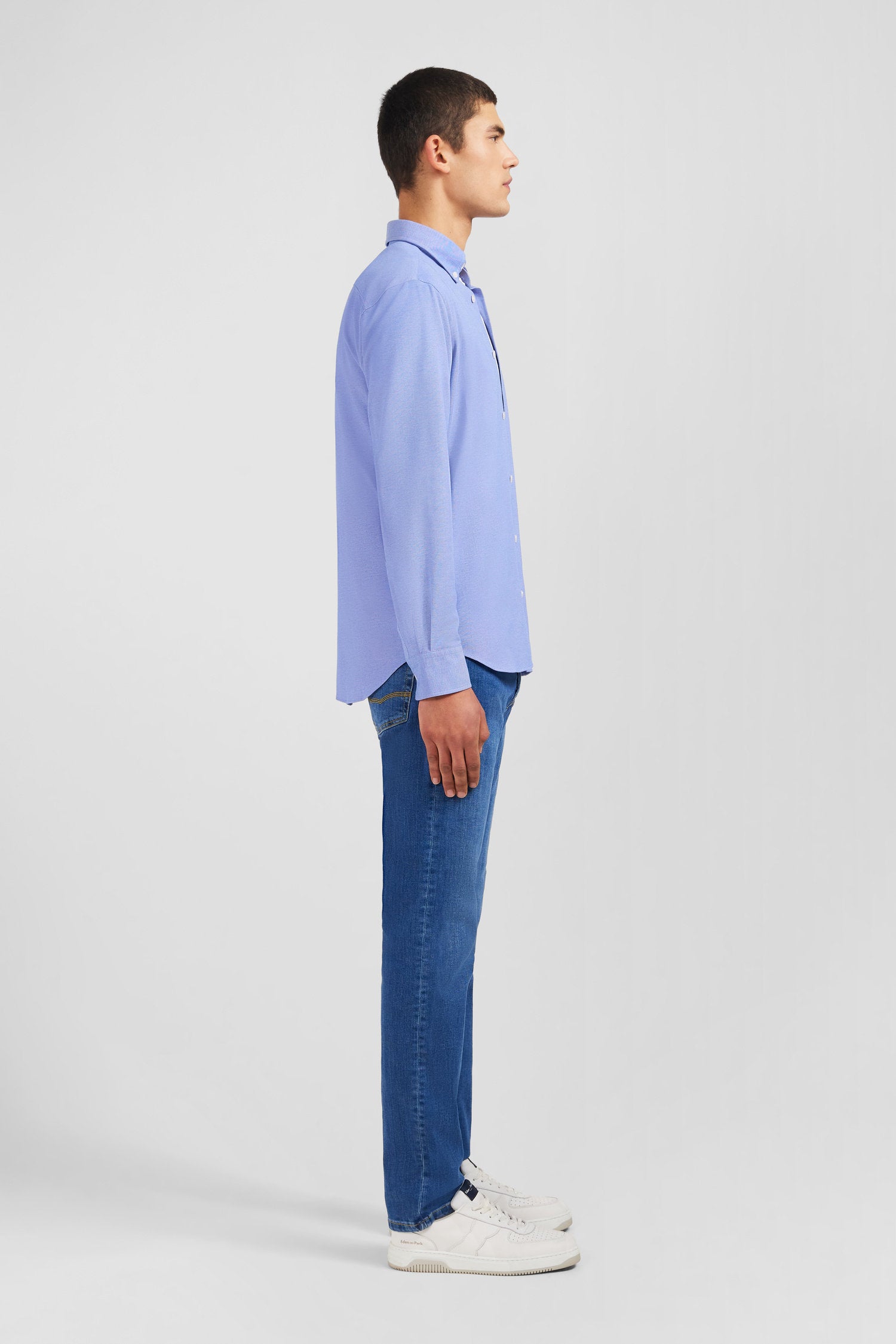 Blue Pinpoint Cotton Shirt_PPSHICHE0019_BLM17_04