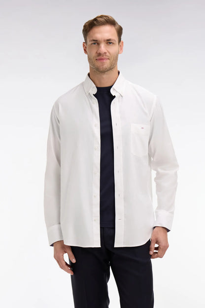 Eden Park White Men White Cotton Shirt SKU: PPSHICHE0020_BC Image 01