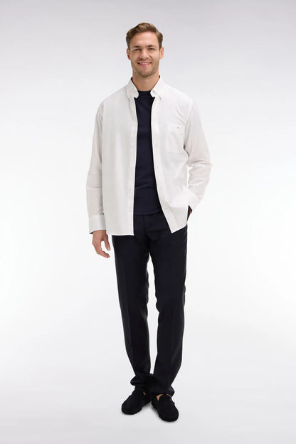 Eden Park White Men White Cotton Shirt SKU: PPSHICHE0020_BC Image 03