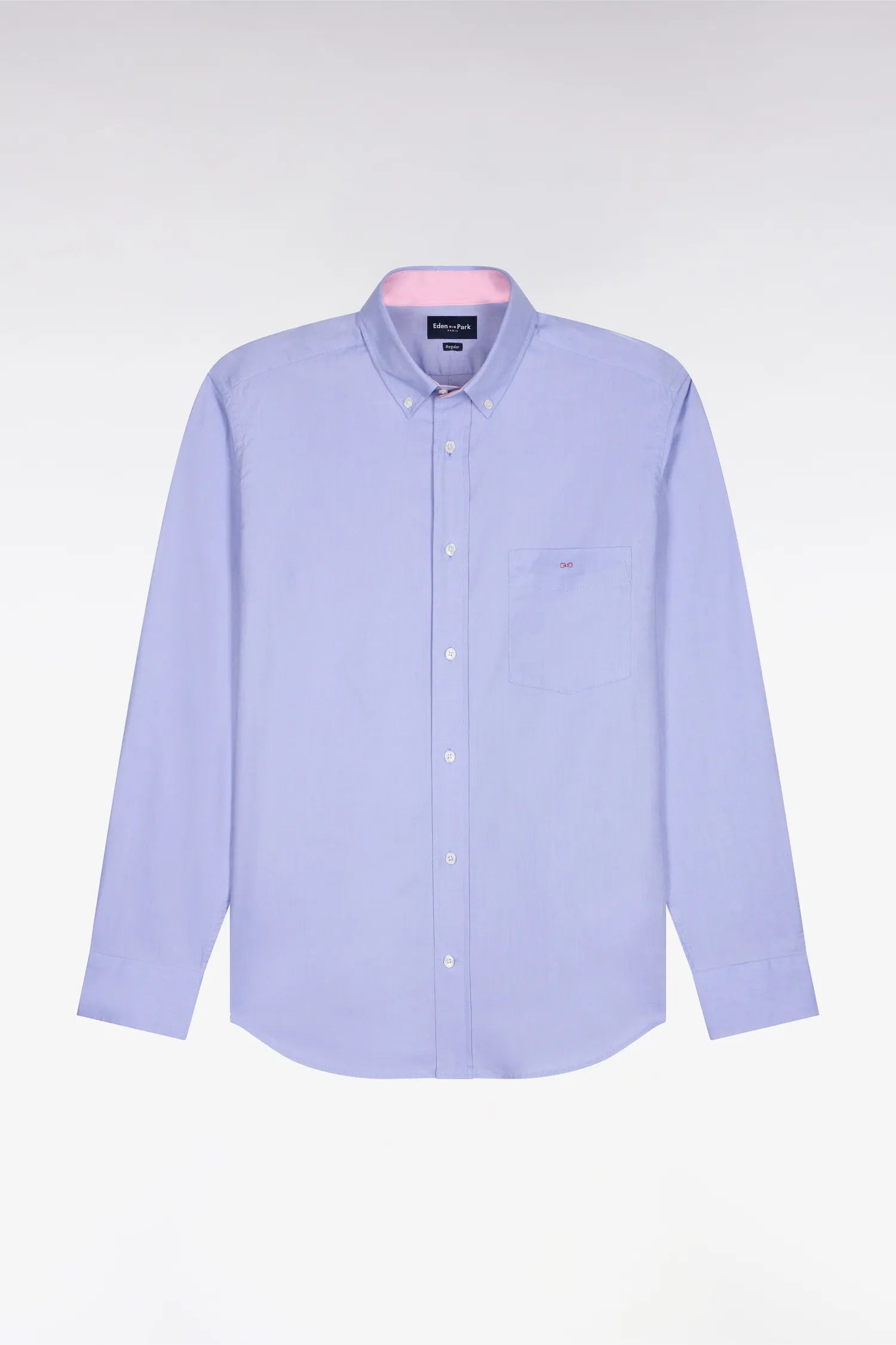 Eden Park Light Blue Men Blue Cotton Shirt SKU: PPSHICHE0020_BLM Image 02