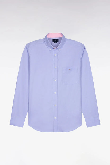 Eden Park Light Blue Men Blue Cotton Shirt SKU: PPSHICHE0020_BLM Image 02