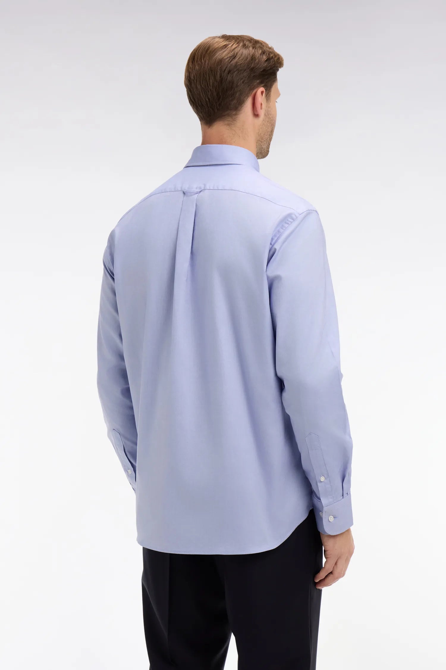 Eden Park Light Blue Men Blue Cotton Shirt SKU: PPSHICHE0020_BLM Image 05