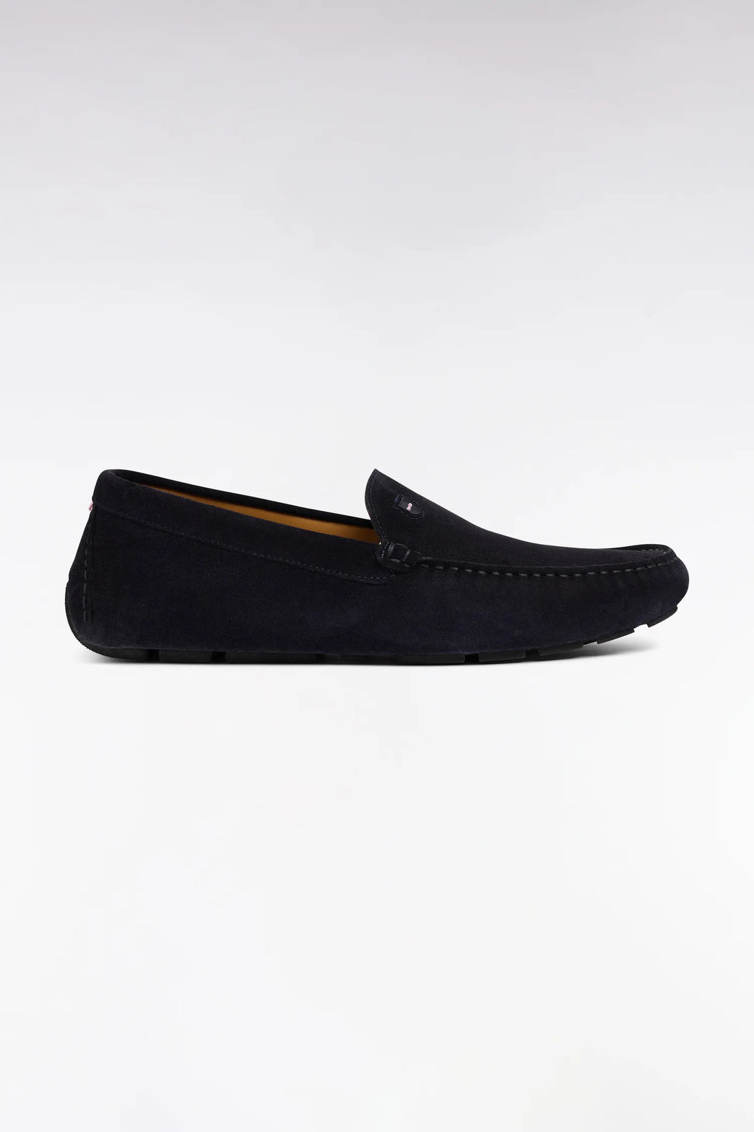Eden Park 0 Men Navy Blue Suede Leather Loafers SKU: PPSHOMOE0001_BLF Image 01