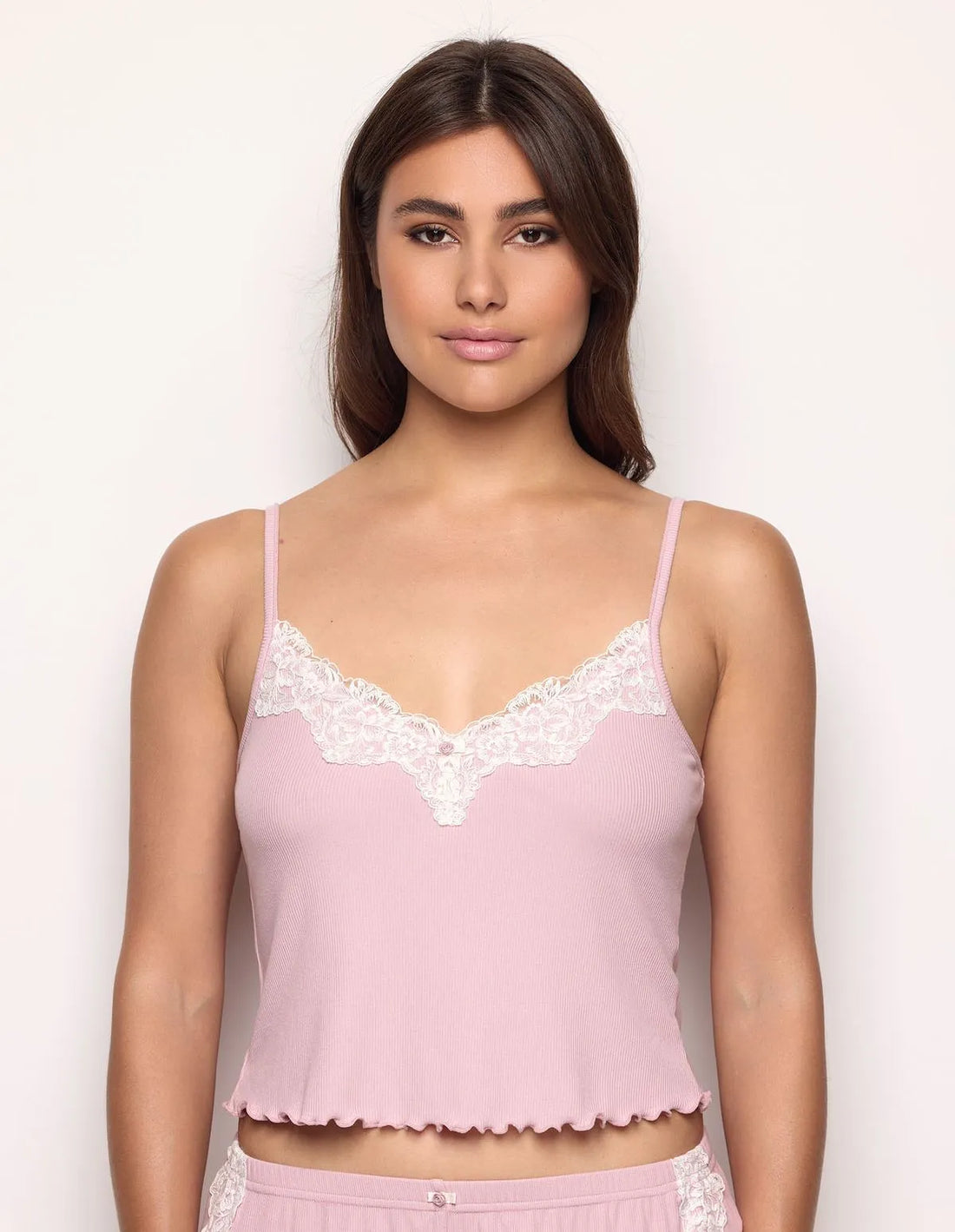 Yamamay_Clay Rose_Embroidered Top Ð Basic Modal/Cotton Rib_PPTD183006_239_02