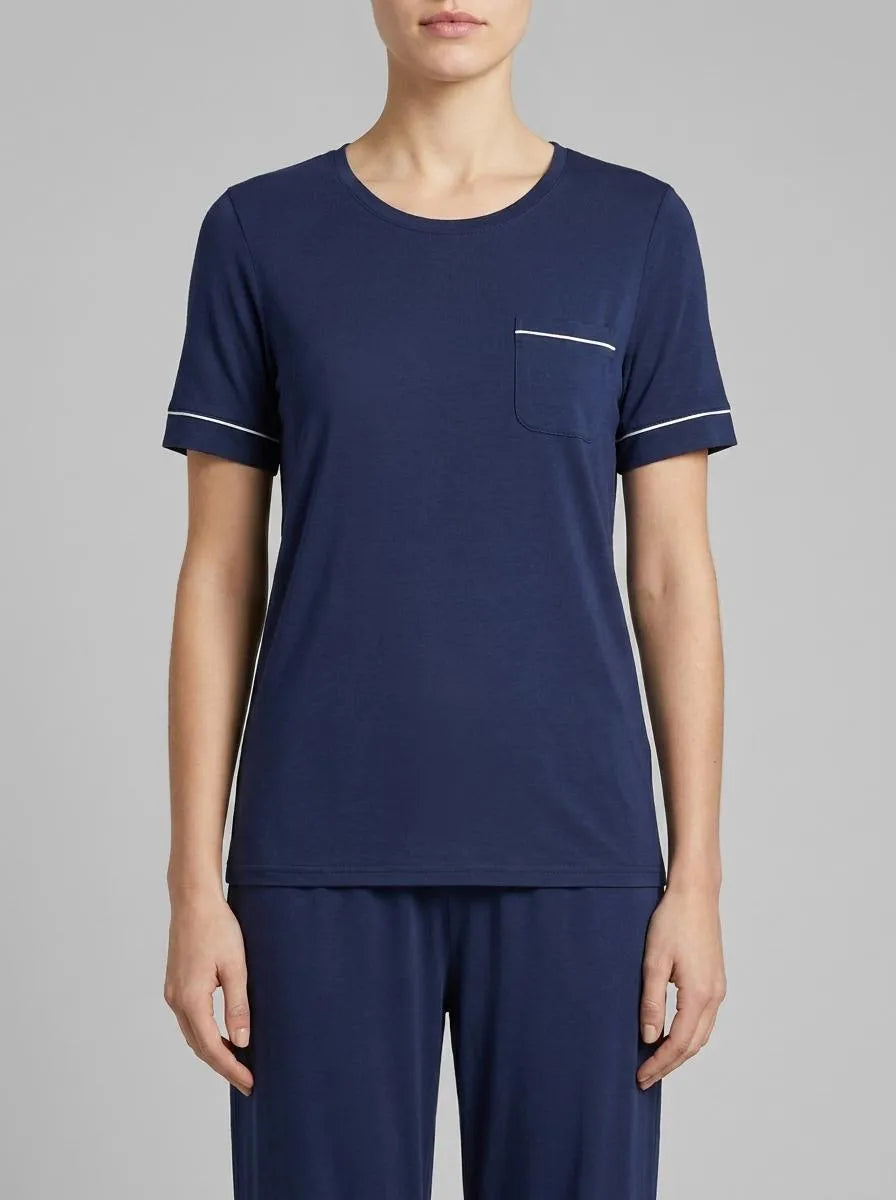 Yamamay_Dark Blue_Short-Sleeve T-Shirt - Daily Modal_PPTD191001_215_00