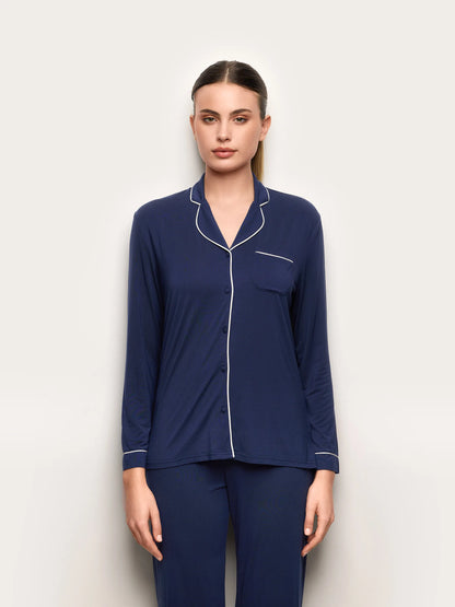 Yamamay_Dark Blue_Long-Sleeve T-Shirt - Daily Modal_PPTD191002_215_02