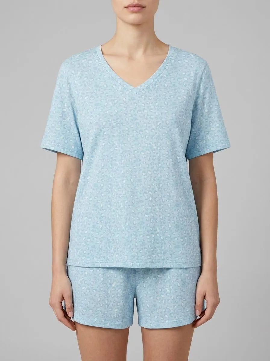 Yamamay_Printed_Maglia Manica Corta - Modal Leopard_PPTD191003_128_00